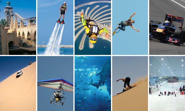 Outdoor & sports activities